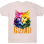 Gizmo - Motas The Cat - Pink T-shirt