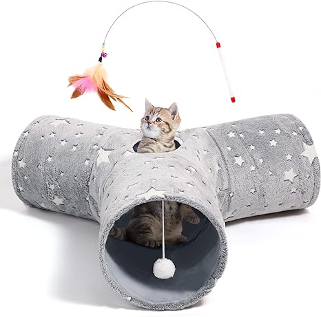 cat tunnel with 3 spacious tunnels