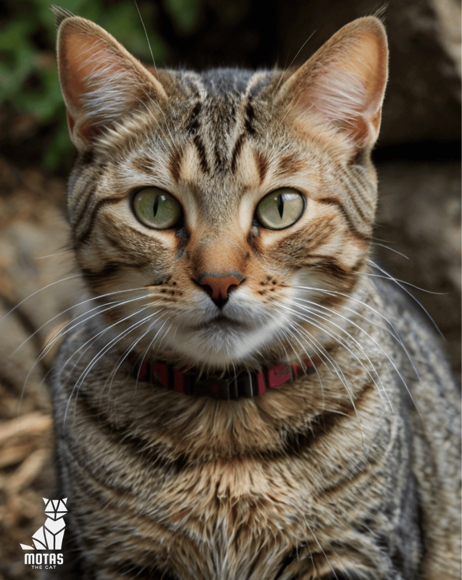 Whiskers Exploring the Garden