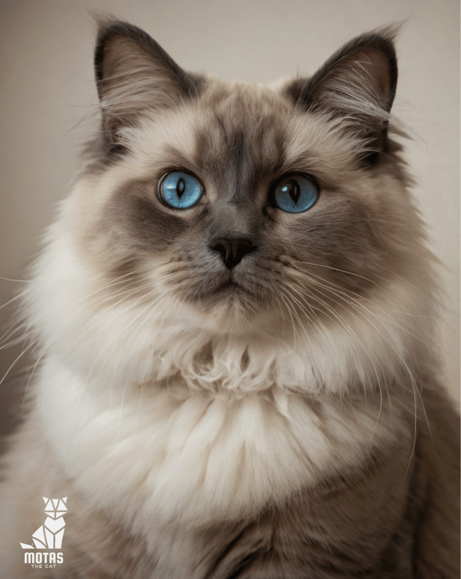 Oscar the Ragdoll Cat Playing with Catnip Mouse Toy