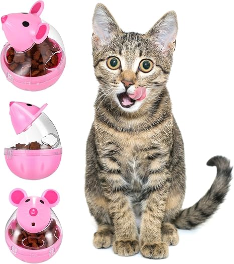 4 Pcs Cat Food Ball Dispenser